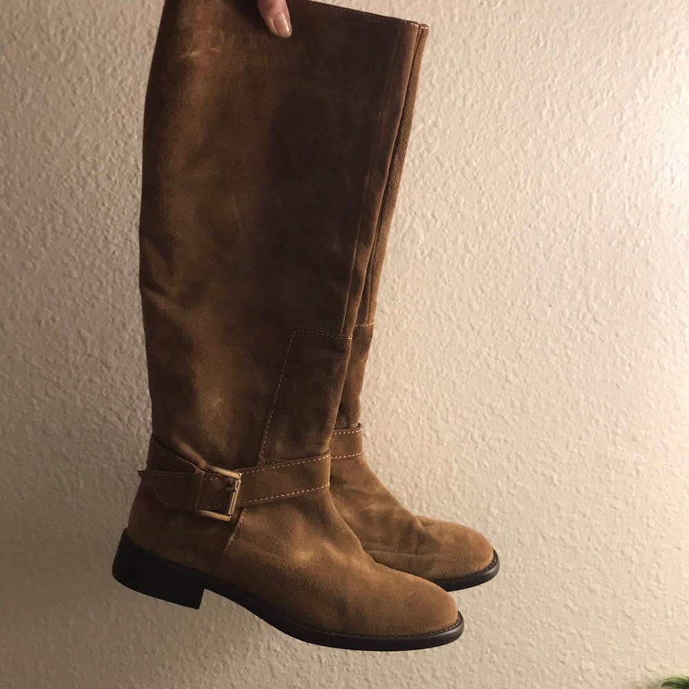 Zara Suede Boots Size 36